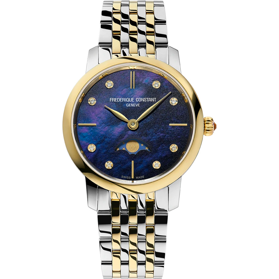 Часы Frederique Constant Slim Line Moonphase FC-206MPND1S3B